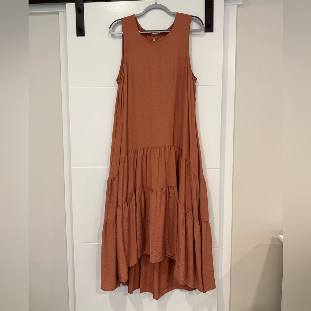 Anthropologie Marlene Tiered Maxi Dress